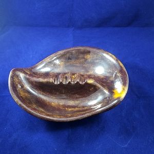 Beautiful vintage handmade ceramic ashtray